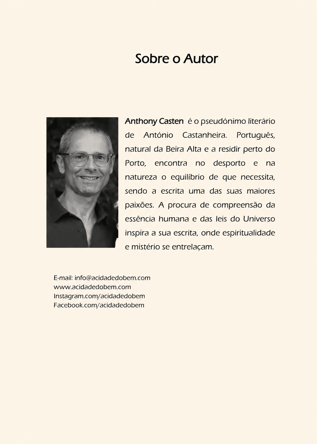 Livre "La Cité du Bien" – Anthony Casten (Édition Spéciale Premium)