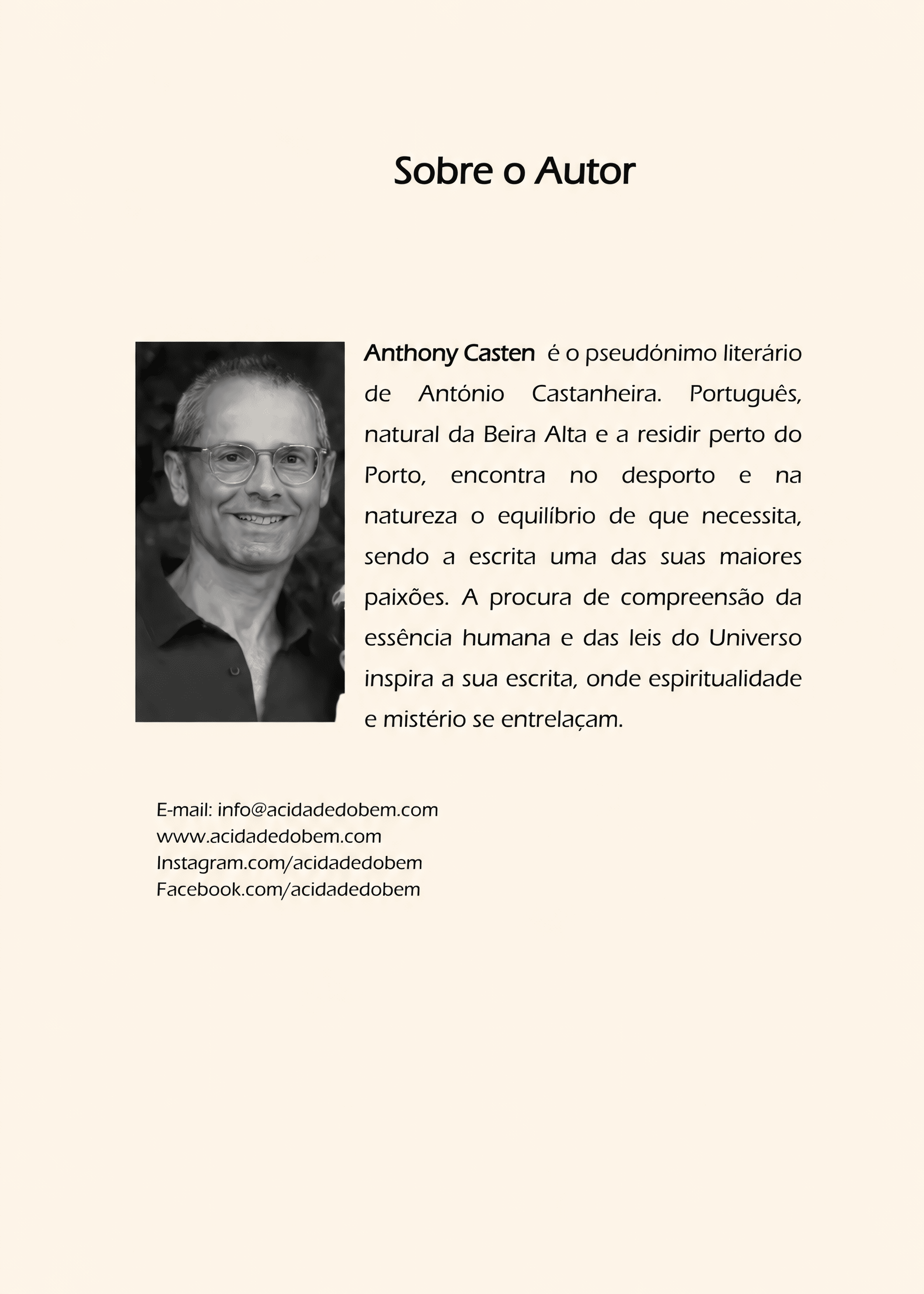 Livre "La Cité du Bien" – Anthony Casten (Édition Spéciale Premium)
