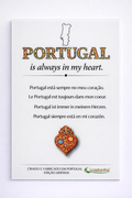 Placa Decorativa em Acrílico - Portugal is always in my heart | Presente Premium