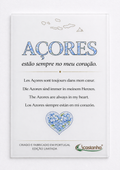Placa Decorativa em Acrílico - AÇORES no coração | Presente Premium